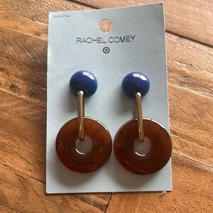 Rachel Comey Blue and Brown Earrings